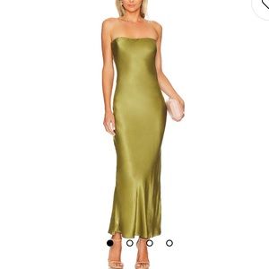 Revolve SNDYS Strapless Midi Dress NWT